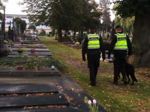 Jak přežít Dušičky? Přerovská městská policie vtipně poukazuje na rizika spojená s návštěvou hřbitova