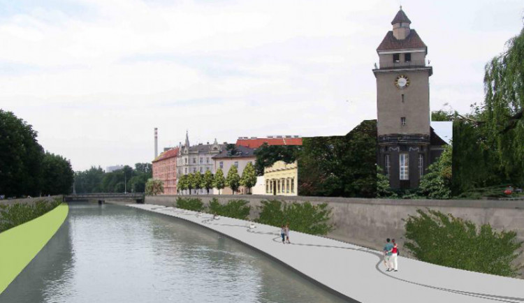 Olomouc chystá další protipovodňová opatření. Hráze u Klášterního Hradiska budou vyšší